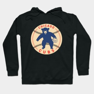 Chicago Cubs Fielding Bear by Buck Tee Hoodie